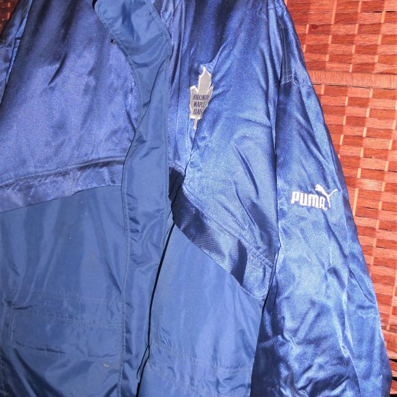 ST2  XXL TORONTO MAPLE LEAFS Men's Puma Jacket NHL Jacket Windbreaker Men's Coat - Picture 2 of 10